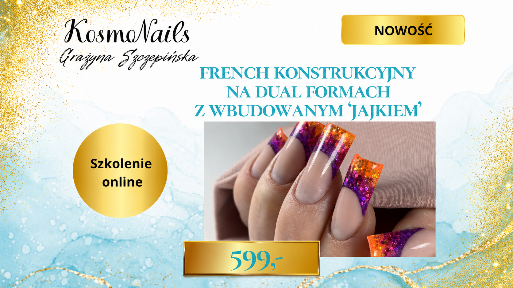 Szkolenie online French Konstrukcyjny Fantasy na Dualformach z wbudowanym „jajkiem”